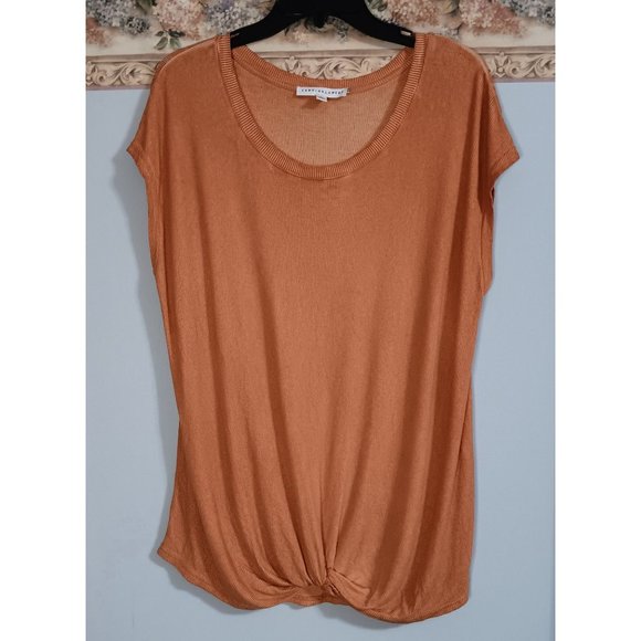 Jane and Delancey Orange Blouse - Picture 1 of 4